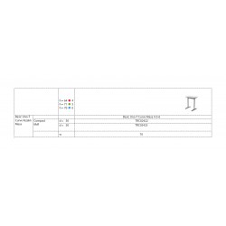 Basic Uno-T Curve Kızaklı Masa Basic Uno-T Curve Kızaklı Masa