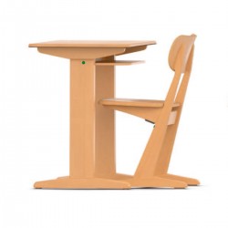 Klasik Ahşap Kızaklı Masa