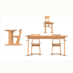 Klasik Ahşap Kızaklı Masa Klasik Ahşap Kızaklı Masa