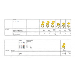 Lupo Glide Kızaklı Sandalye Lupo Glide Kızaklı Sandalye