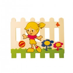 Kız Çocuk Figürlü Çit