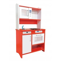 Ahşap Kırmızı Mutfak Ahşap Kırmızı Mutfak