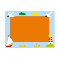 Deniz Figürlü Kumaşlı Pano Deniz Figürlü Kumaşlı Pano