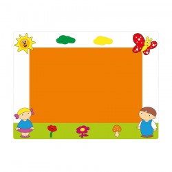 Çocuk Figürlü Kumaşlı Pano Çocuk Figürlü Kumaşlı Pano