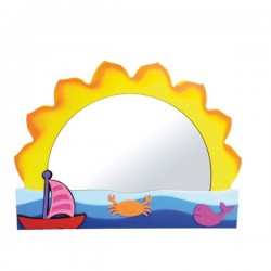 Yelkenli Figürlü Lavabo Aynası Yelkenli Figürlü Lavabo Aynası