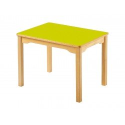 Ahşap Ayaklı Kare Masa Ahşap Ayaklı Kare Masa