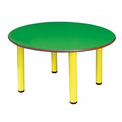 Metal Ayaklı Yuvarlak Masa