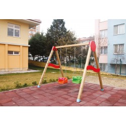 Ahşap İkili Salıncak Ahşap İkili Salıncak